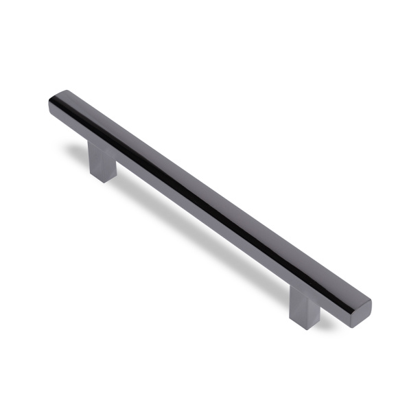 196NP Ручка-рейлинг мебельная 256 мм, алюминий черный никель JET