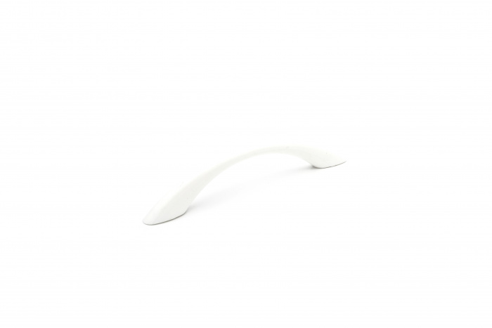Ручка-скоба Пластик Дельфин белая 96мм (25)