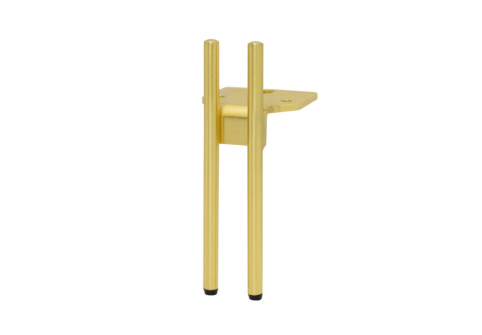 Опора для мебели 910 H150-200мм Брашированное золото MetaLine (24)