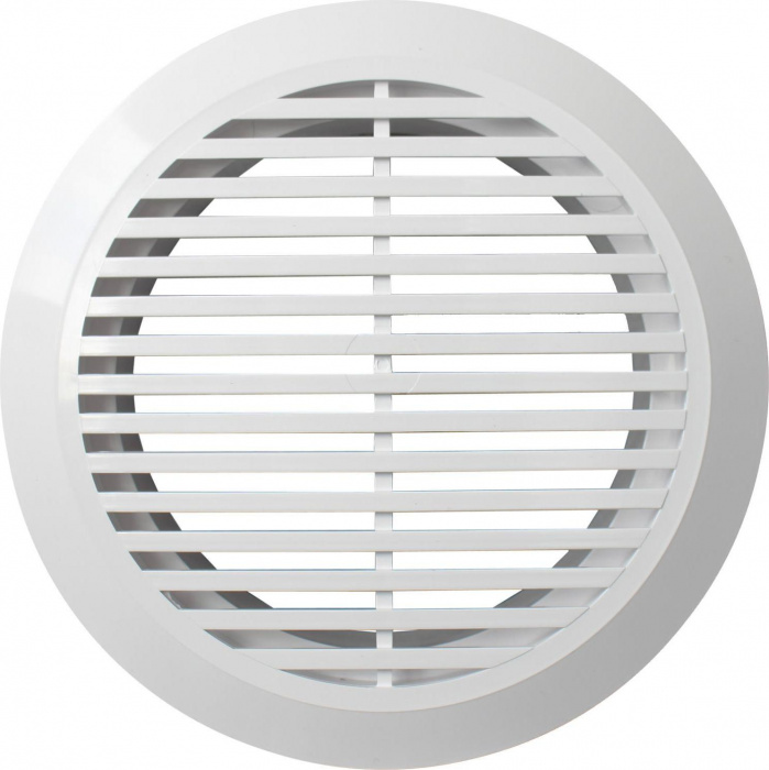 Вентиляционная решетка d-150 круг (белый)